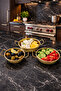 1 Piece Gold Breakfast Serving Bowl Sauce Bowl Snack Bowl – 304 Steel Mini Plate with Handle 1 Piece (10cm) - 2