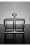 Acrylic Organiser 2 Part Storage Box, Kitchen Storage Organizer,BB4196