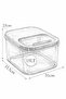 15 Liter Multi-Purpose Container with Sliding Lid - Food - Detergent Storage Container - 6