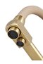 Kitchen Sink Faucet with Dual Flow Water Purification Outlet, Matte Gold Spiral, 7 Years Warranty, Imported - 4