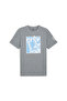 Mens Manchester City Ftblicons T-Shirt - Gray