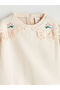 Alita City Farkıyla Lcw Baby Beige Baby Collar Soft Textured Baby Girl Sweatshirt and Leggings - 3