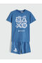 Seray New Season Boys' Playstation Printed Shorts Pajama Set