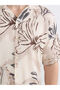قميص رجالي من NEVAVM بتصميم Regular Fit Resort Yaka Patterned - 4
