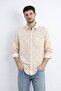 Men's Long Sleeve Shirt 24030 Beige