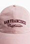 Embroidered-motif twill cap - 3