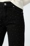 Star Detailed Premium Denim Jacket, Pants and Badge Casual Holiday Outfit for Girls - 3