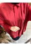 3001 Oversize Buttoned Shirt Red - 2