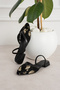 Sequin Beaded Glitter Women's Stylish Elastic Ballerinas - 4