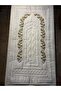 Tulip Patterned Machine-Made Single Prayer Mat - 2