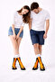 1 Pair of Unisex Chicken Leg Patterned College Socks - 5