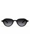 Berlin Unisex Retro Black Framed Smoked Glass Sunglasses |   Uv400 Protected - 3