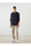 Lcw Vision Black Comfortable Mold Long Sleeve Men's Shirt - 4