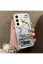 Samsung Galaxy S24 Fe Compatible Silicone Edge Hard Back Anti-Fall Phone Case with Airplane Pattern - 2