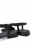 Flarine Black Women's Genuine Leather Stone Detailed Daily Stylish Comfortable Sole Casual Sandals - 8