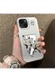 iPhone 13 Compatible Silicone Edge Hard Back Anti-Fall Phone Case Cr7 Patterned - 2
