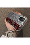 Poco M5S Compatible Rug Patterned Silicone Edge Hard Back Anti-Fall Phone Case - 3