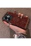 Infinix Hot 40I Compatible Silicone Edge Hard Back Anti-Fall Phone Case with Carpet Pattern