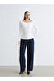 Two Mt Shop Quality Lcw Everyday White Camisole Plain Tight & Slim Long Sleeve Women's Bodysuit - 3