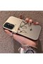 Samsung Galaxy M13 Compatible Silicone Edge Hard Back Anti-Fall Phone Case with Airplane Pattern