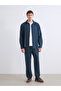 Regular Fit Long Sleeve Linen Look Men's Shirt - 3