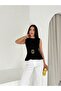 Women's Belt Detailed Flounce Blouse - 7