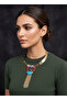 Bohemian Turquoise Stone Tassel Women's Necklace – Ethnic Authentic Design - 3