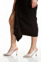 Women's Stoned Transparent Mesh Evening Dress Shoes - 5