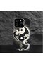 Samsung Galaxy A26 Compatible Silicone Edge Hard Back Anti-Fall Phone Case Dragon Patterned - 5
