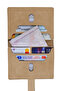 Special Design Suede Faux Leather Card Holder Wallet - Sand Beige - 4