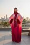 Rasberry Ombré Abaya