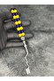 Zaza Sallamalık Balık Yellow Navy Blue High-End Fan Prayer Beads - 4