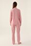 Women's Shirt Pajama Set Licensed Product Cotton Modal Fabric Long Sleeves - 4
