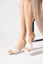 Etalis Pearl Stone Women's Heeled Slippers Skin - 3