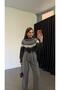 Front Pencil Belted Trousers Gray - 3