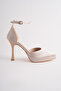 Women's Satin Platform Thin Heeled Pointed Toe Stylish Shoes - 2