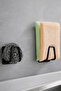 Stainless Steel Sponge Holder Adhesive Wall Hanger with Double-Sided Strong Tape - 4
