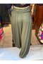 Khaki Color Nova Gipe Trousers with Waist Detail - 2