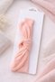 Baby Girl Bow Tie Hairband, 100% Cotton Combed, Non-Slip, Ultra Flexible Soft Hairband - 2