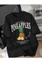 Unisex Men/Women Pineapples Custom Printed Oversize Cotton T-Shirt T-Shirt