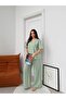 100% Pure Cotton Short Sleeve Muslin Fabric Women's Pajama Set - 2