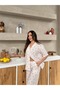 100% Pure Cotton Short Sleeve Muslin Fabric Women's Pajama Set - 5