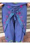 Purple Color Embroidered Pants Blouse Set - 4