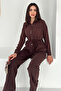 Waist Tie Detailed Shirt and Pleated Pants Set – Grace - 3