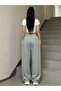 Unisex Hello Cute Cat Baggy Cut Wide Leg Sweatpants - 2