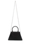 Minimalist Design Glittery Covered Lip Evening Dress Handbag Black - 4
