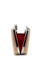Ring Clip Detailed Glittery Morton Evening Dress Bag Powder - 7