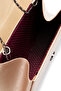 Minimalist Design Glittery Covered Lip Evening Dress Handbag Powder - 6