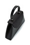Minimalist Design Glittery Covered Lip Evening Dress Handbag Black - 3