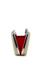 Ring Clip Detailed Glittering Morton Evening Dress Bag Gold - 7